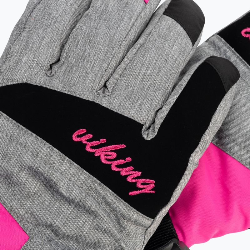 Rękawice narciarskie damskie Viking Ronda Ski pink 5