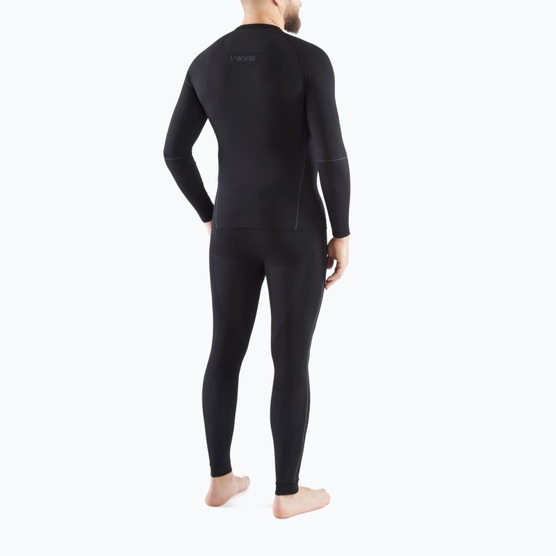 Komplet bielizny termoaktywnej męskiej Viking Eiger black 3