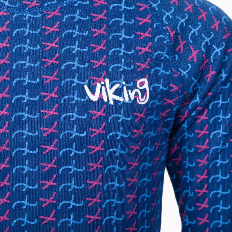 Komplet bielizny termoaktywnej dziecięcej Viking Nino pink 9