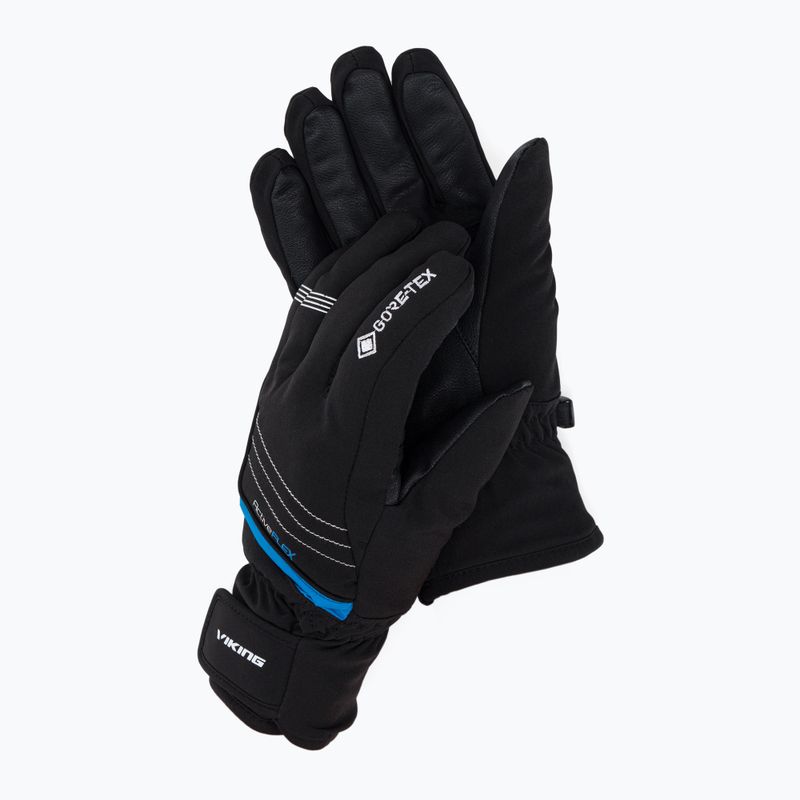 Rękawice narciarskie dziecięce Viking Helix GTX blue 2