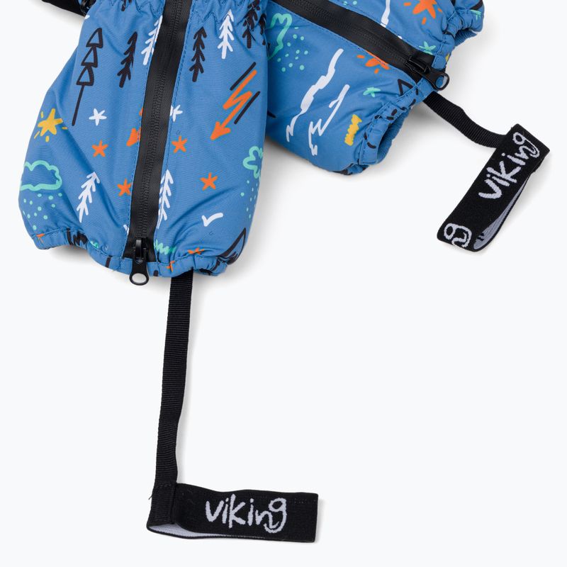 Rękawice narciarskie dziecięce Viking Snoppy blue 8