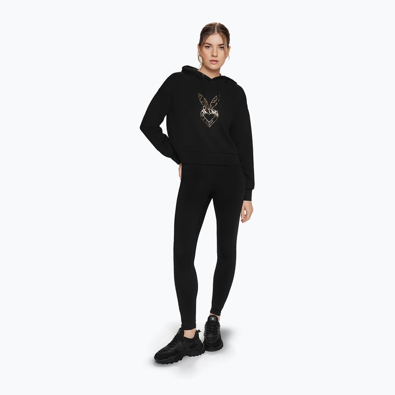 Bluza treningowa damska Cardio Bunny Freeze black 2