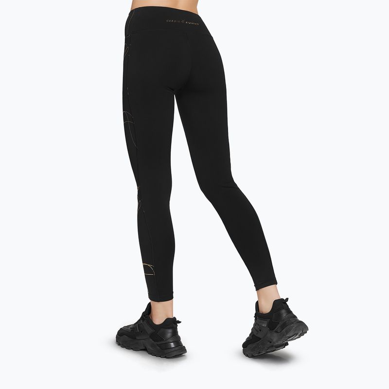 Legginsy treningowe damskie Cardio Bunny Misty black 3
