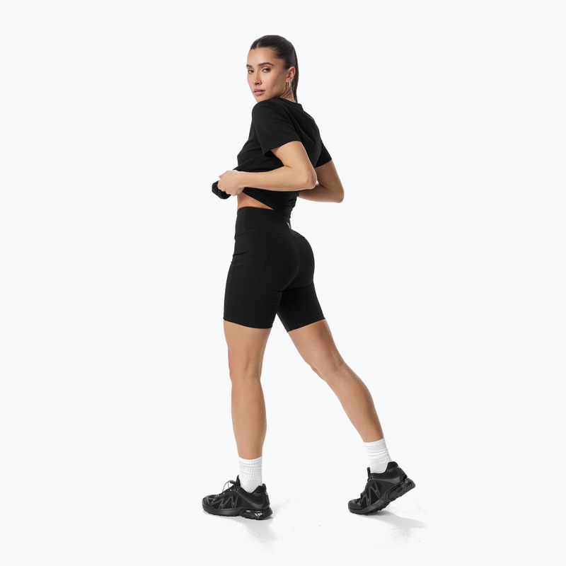 Spodenki treningowe damskie Cardio Bunny Biker czarny 2