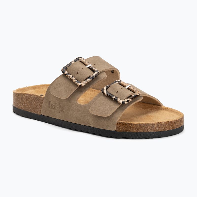 Klapki damskie Lee Cooper LCW-26-35-4451LA khaki