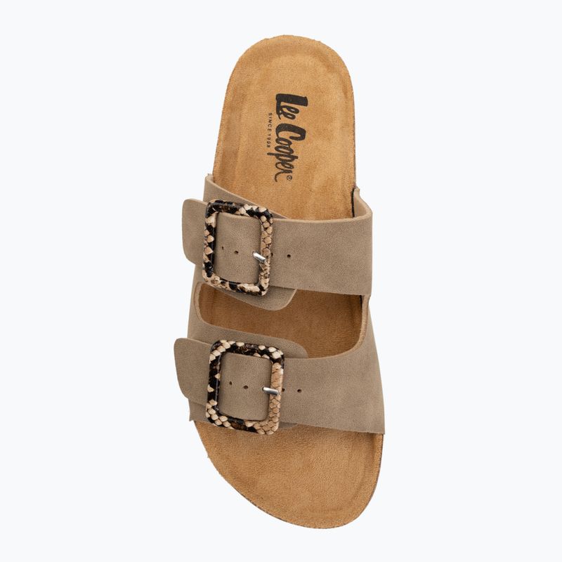 Klapki damskie Lee Cooper LCW-26-35-4451LA khaki 5