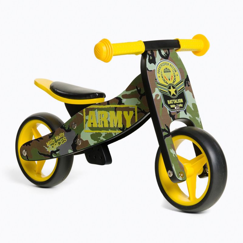 Rowerek biegowy trójkołowy Milly Mally Jake army 3