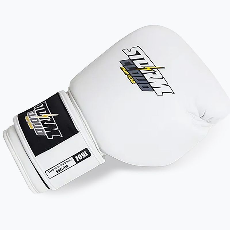Rękawice bokserskie StormCloud Blizzard white/black 5