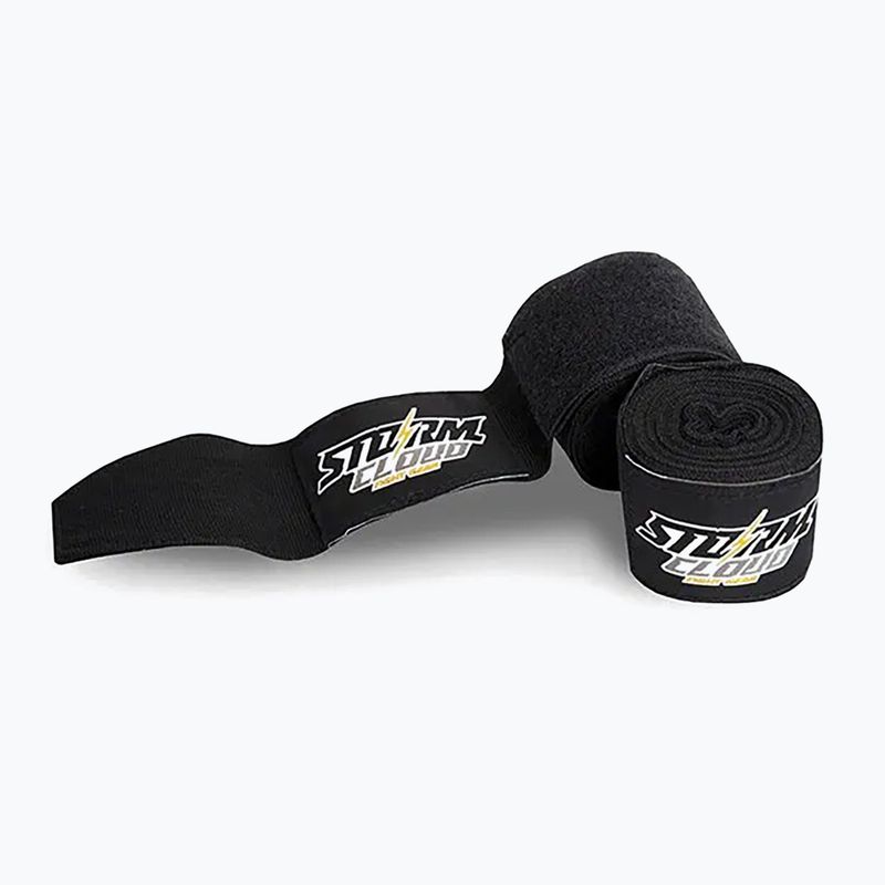 Bandaże bokserskie StormCloud Handwraps 400 cm black