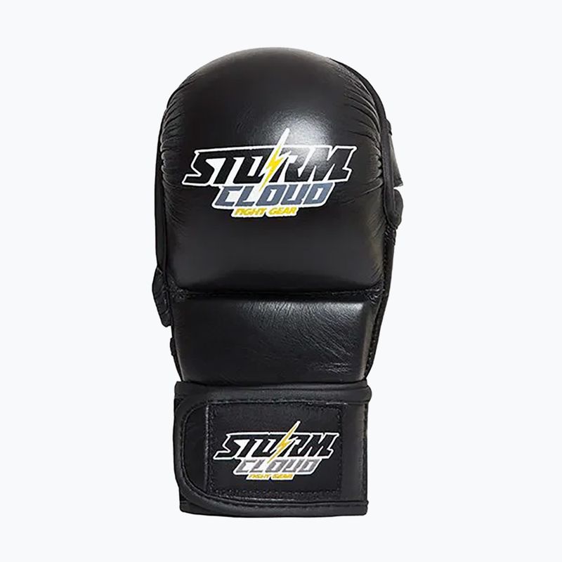 Rękawice grapplingowe StormCloud Hurricane black/yellow 2