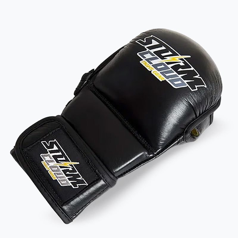 Rękawice grapplingowe StormCloud Hurricane black/yellow 4