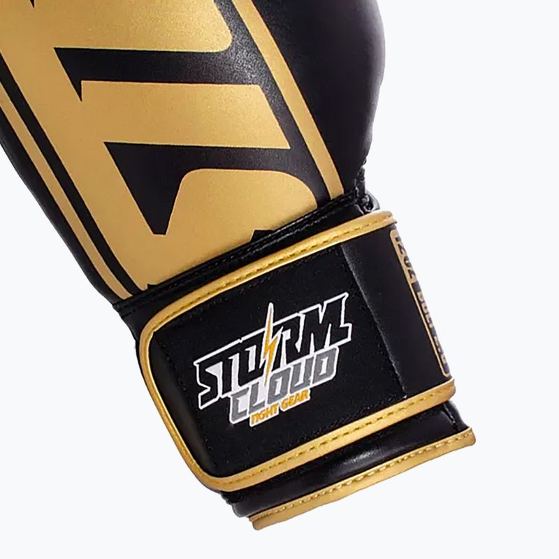 Rękawice bokserskie StormCloud Bolt 2.0 black/gold 11