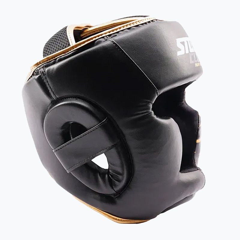 Kask bokserski StormCloud Lynx black/gold 3