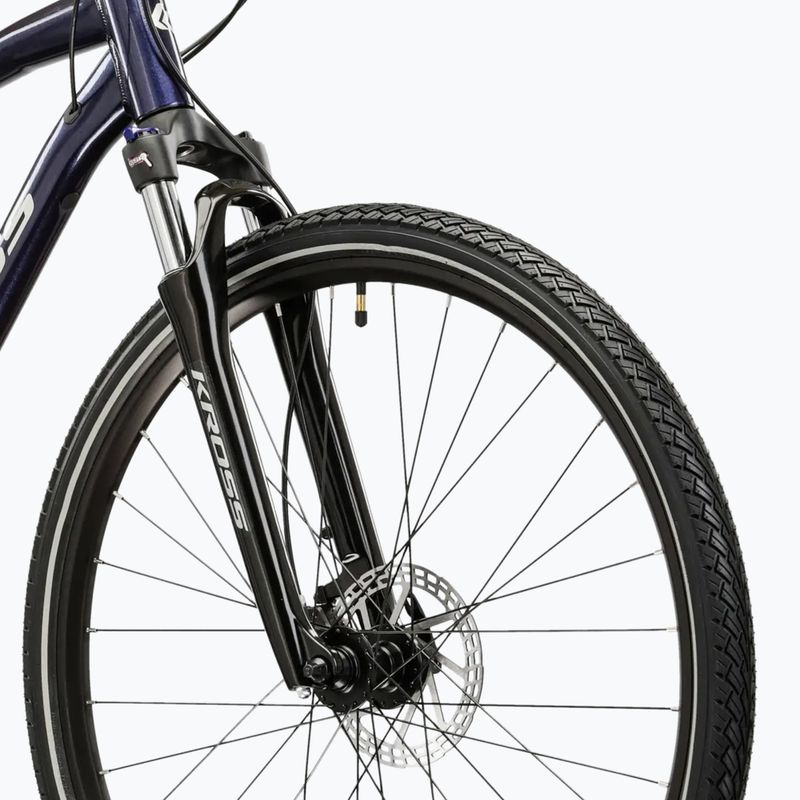 Rower crossowy KROSS Evado 5.0 granatowy/srebrny/połysk 5