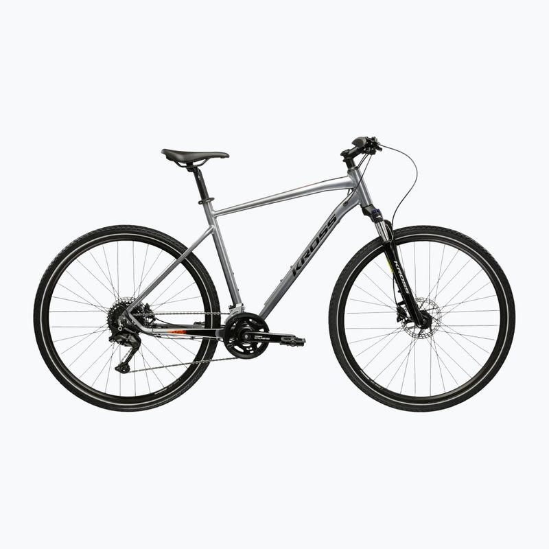 Rower crossowy KROSS Evado 5.0 szary/czarny/połysk