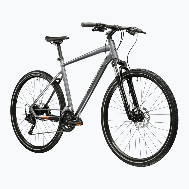 Rower crossowy KROSS Evado 5.0 szary/czarny/połysk 2