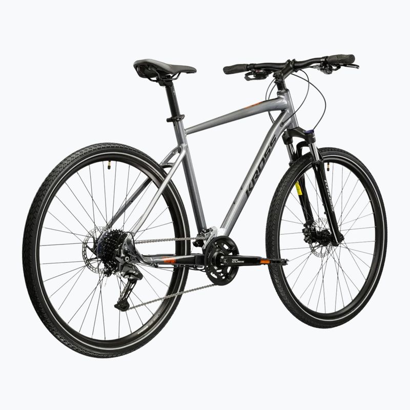 Rower crossowy KROSS Evado 5.0 szary/czarny/połysk 3