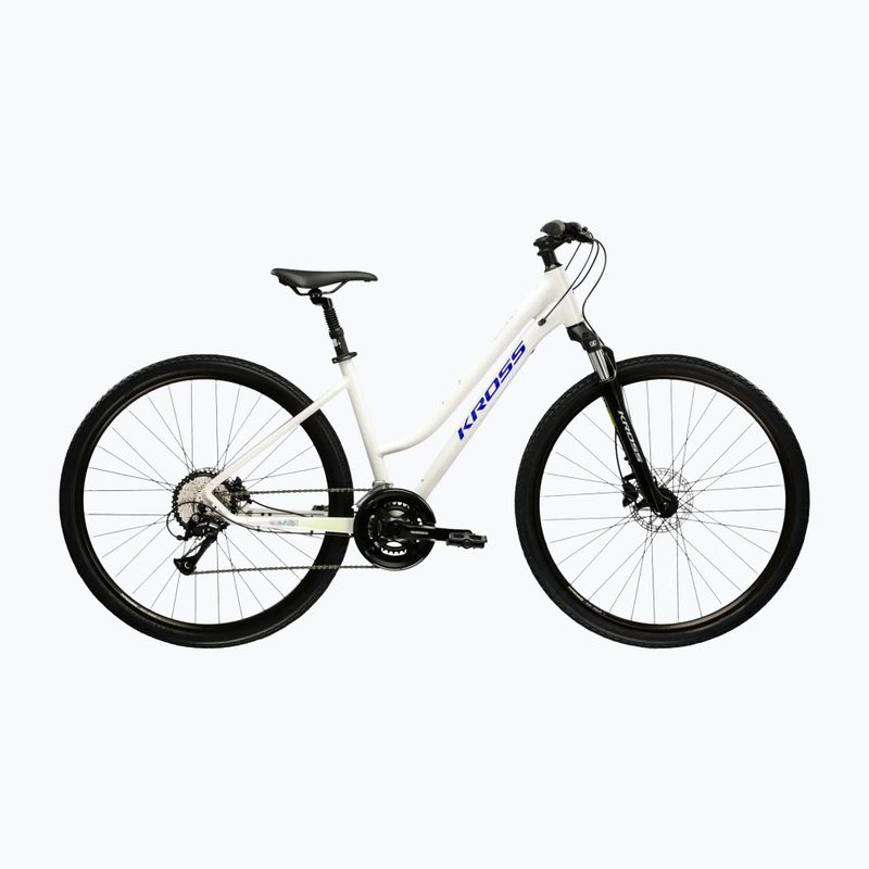 Rower crossowy damski KROSS Evado 4.0 W szary/granatowy