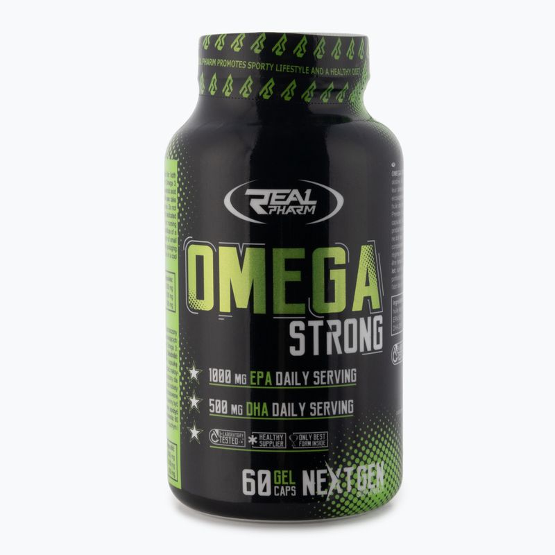 Kwasy tłuszczowe Real Pharm Omega Strong 60 kapsułek
