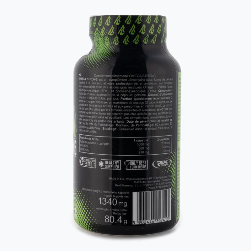 Kwasy tłuszczowe Real Pharm Omega Strong 60 kapsułek 3