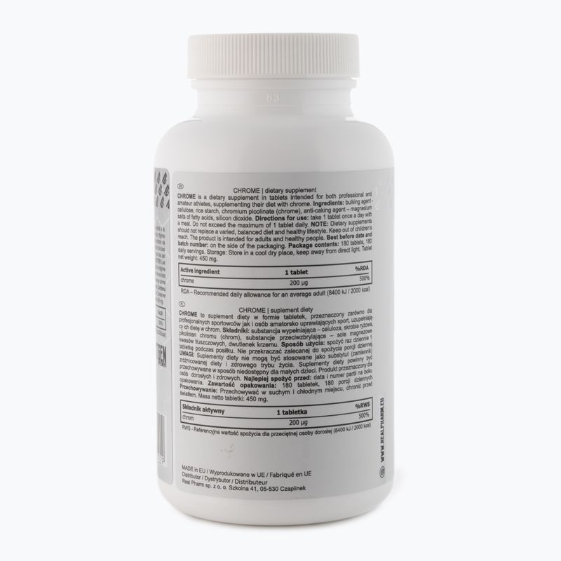 Suplement Real Pharm Chrom 180 tabletek 2
