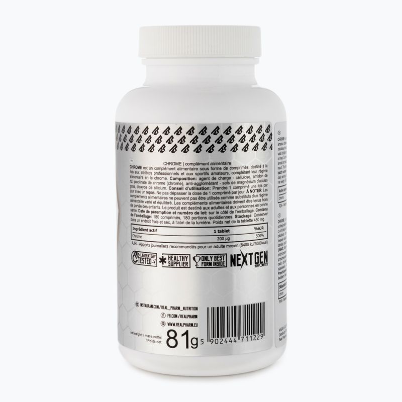 Suplement Real Pharm Chrom 180 tabletek 3