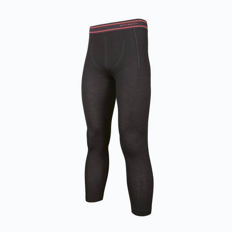 Spodnie termoaktywne męskie Brubeck Active Wool czarny 2