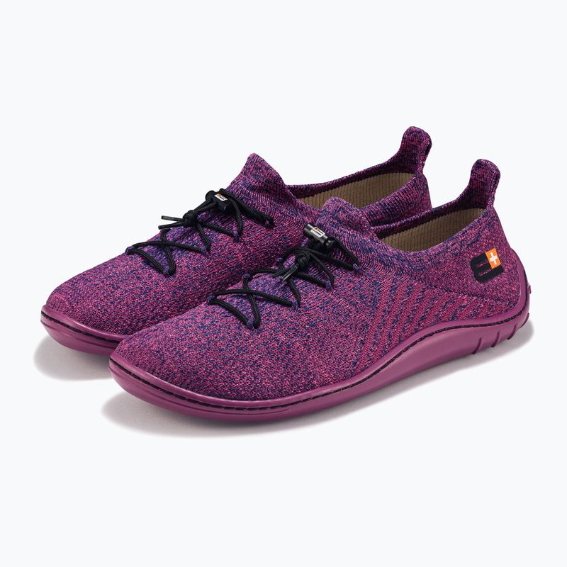 Buty barefoot damskie Brubeck Barefoot Merino śliwkowy/fuksjowy 9