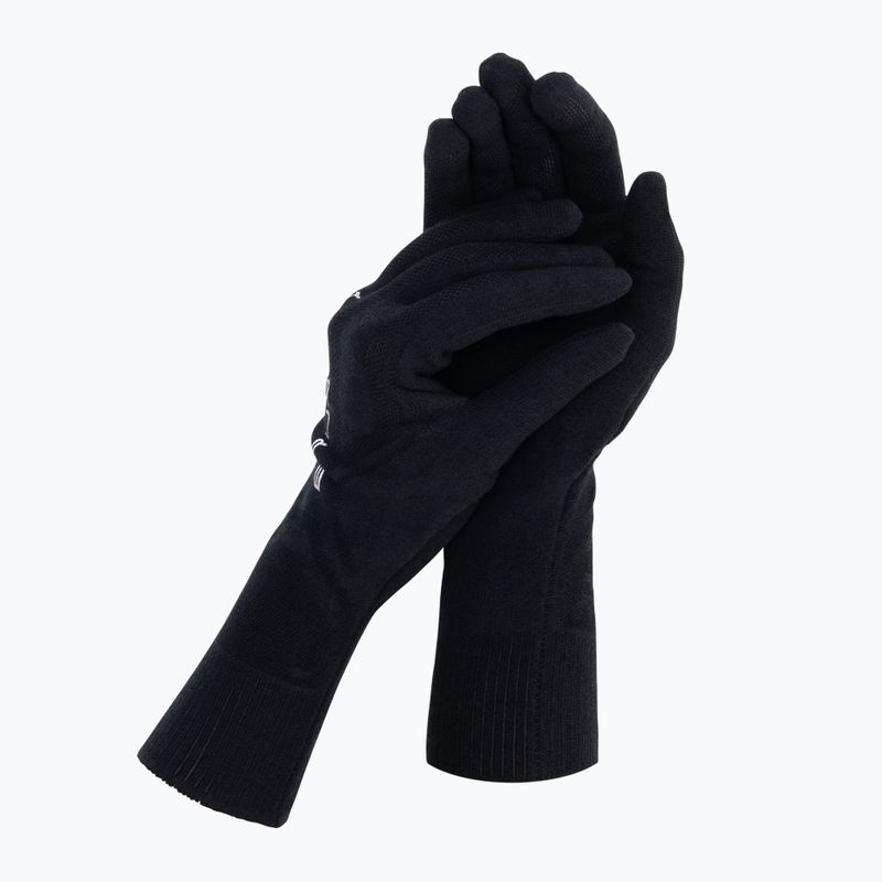 Rękawiczki do biegania Brubeck Merino Wool czarny