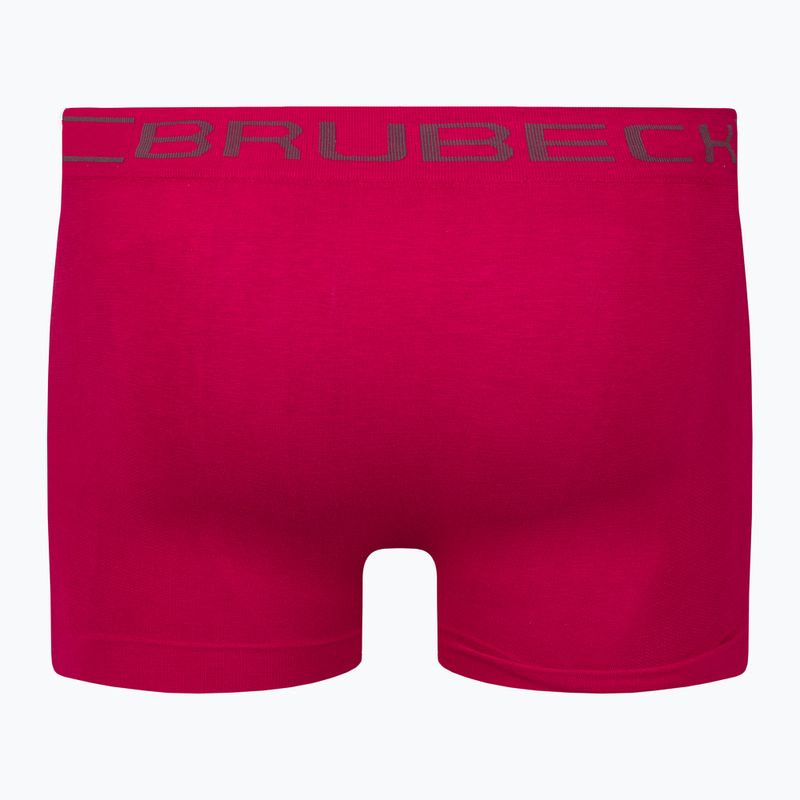 Bokserki termoaktywne męskie Brubeck Comfort Cotton czerwony 2