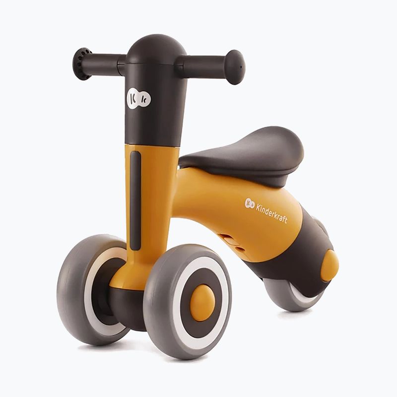 Rowerek biegowy trójkołowy Kinderkraft Minibi honey yellow 2