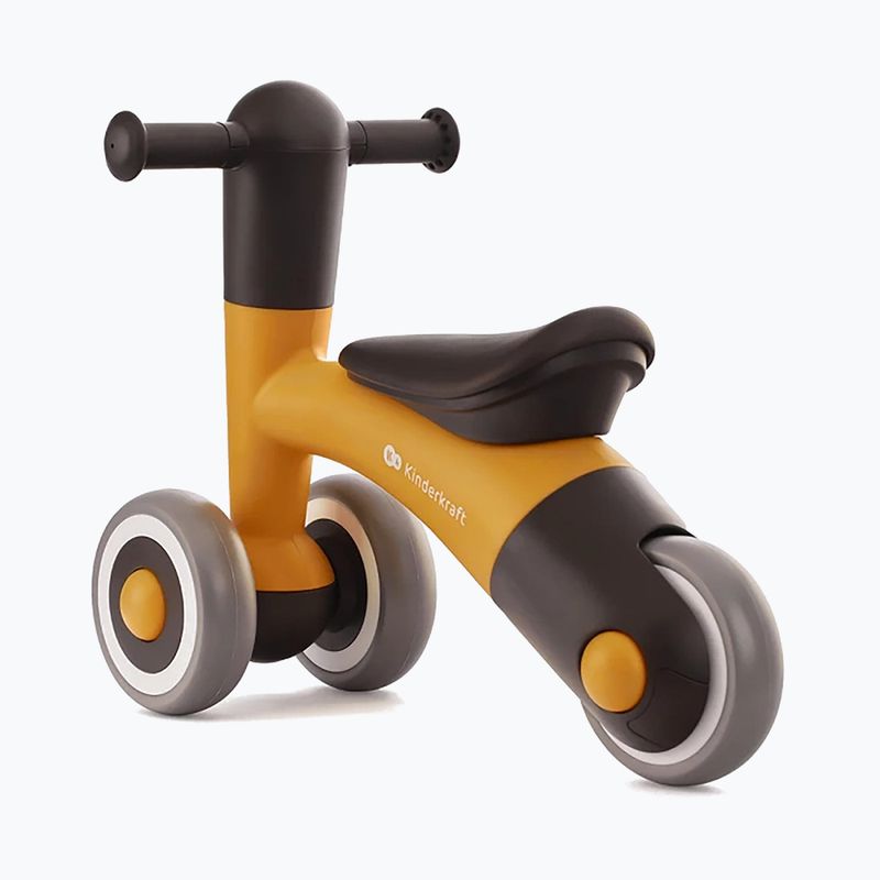 Rowerek biegowy trójkołowy Kinderkraft Minibi honey yellow 5