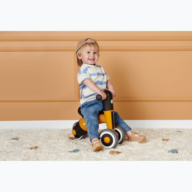 Rowerek biegowy trójkołowy Kinderkraft Minibi honey yellow 8
