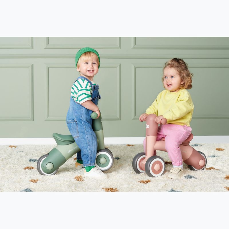 Rowerek biegowy trójkołowy Kinderkraft Minibi candy pink 8