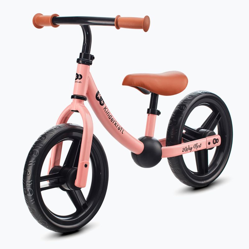Rowerek biegowy Kinderkraft 2Way Next rose pink 4
