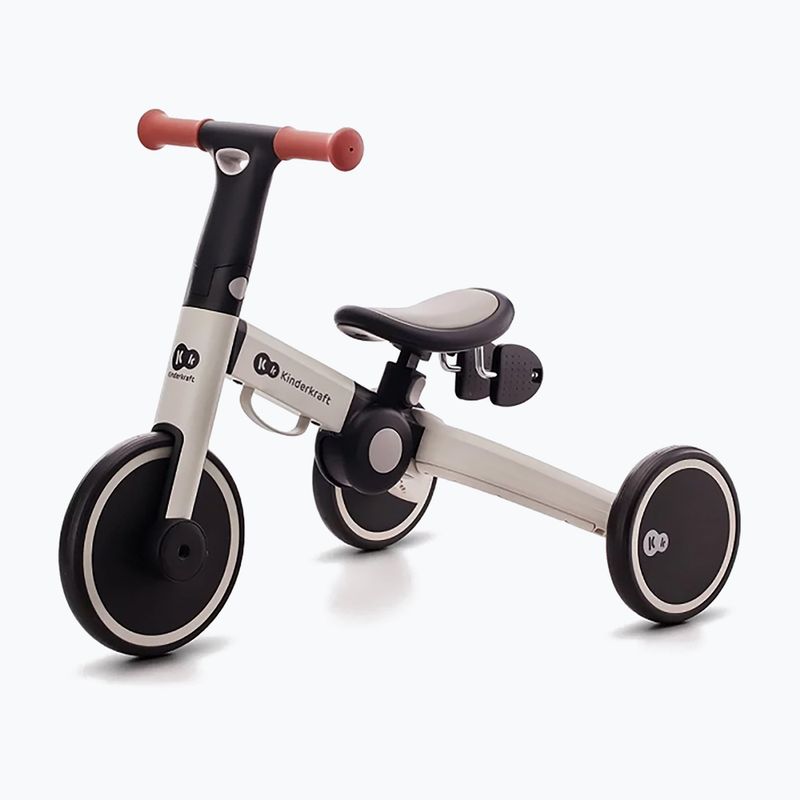 Rowerek biegowy trójkołowy Kinderkraft 4TRIKE silver grey 2