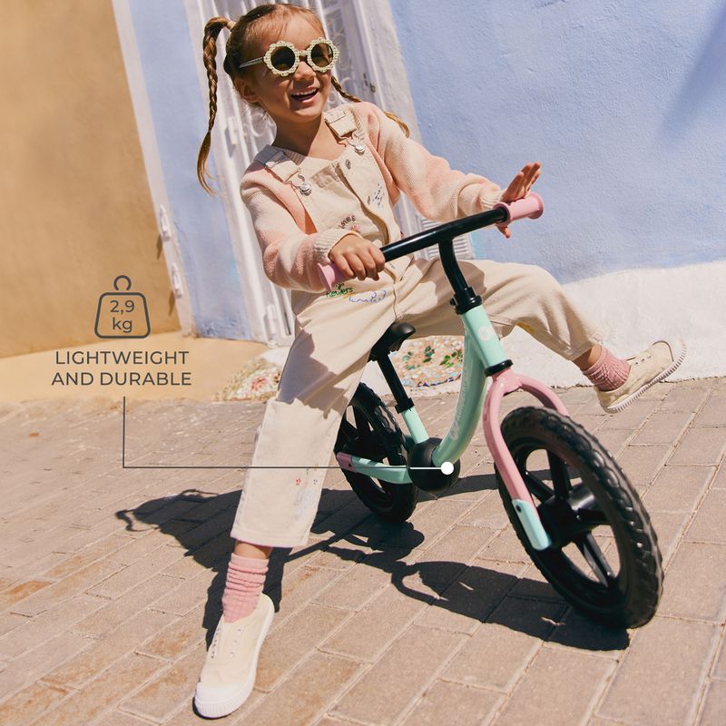 Rowerek biegowy Kinderkraft 2Way Next candy mint 8