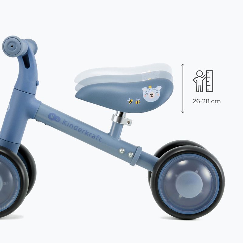 Rowerek biegowy Kinderkraft Cutie Flash blue 4