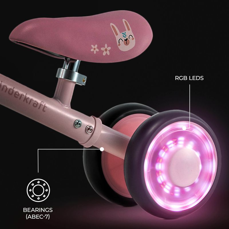 Rowerek biegowy Kinderkraft Cutie Flash pink 7
