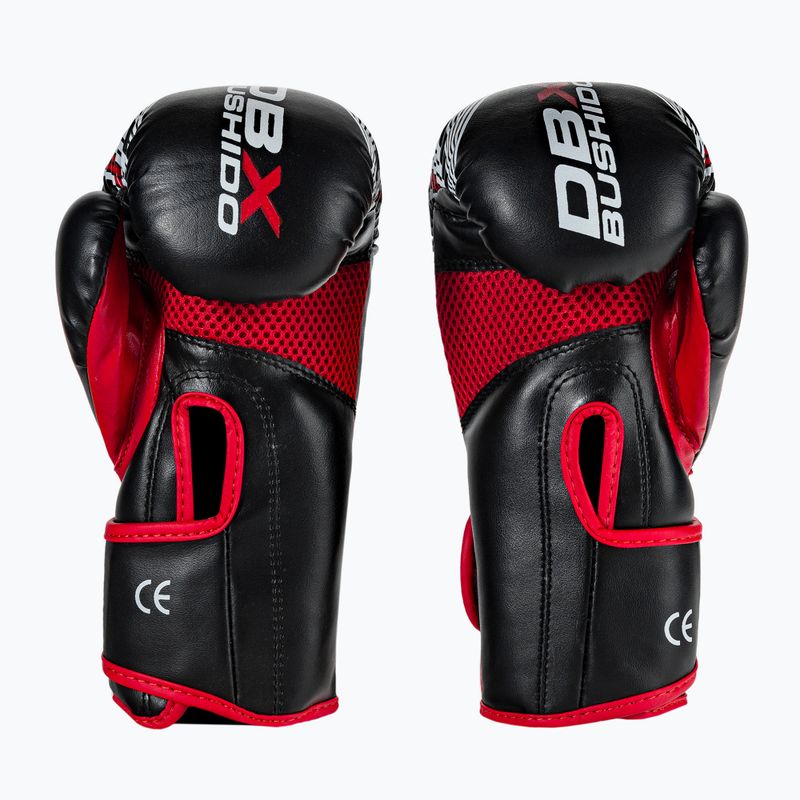 Rękawice bokserskie dziecięce DBX BUSHIDO ARB-407v2 czarno-czerwone 3