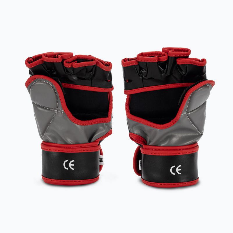 Rękawice treningowe do MMA i treningu na worku DBX BUSHIDO czarno-czerwone E1V6-M 3