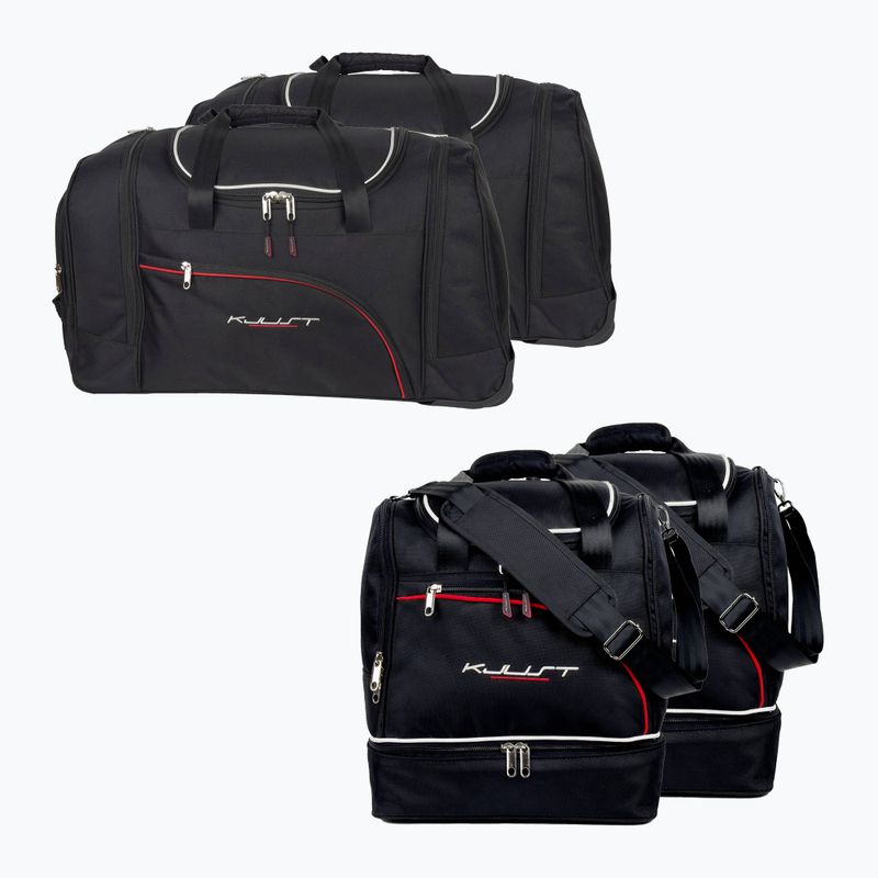 Zestaw toreb do bagażnika KJUST Peugeot 308 Hatchback 2013-2021 4 szt. czarny