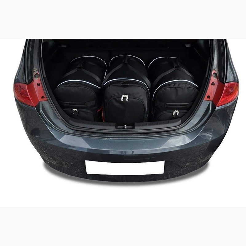 Zestaw toreb do bagażnika KJUST Seat Leon Hatchback 2005-2012 3 szt. czarny 13