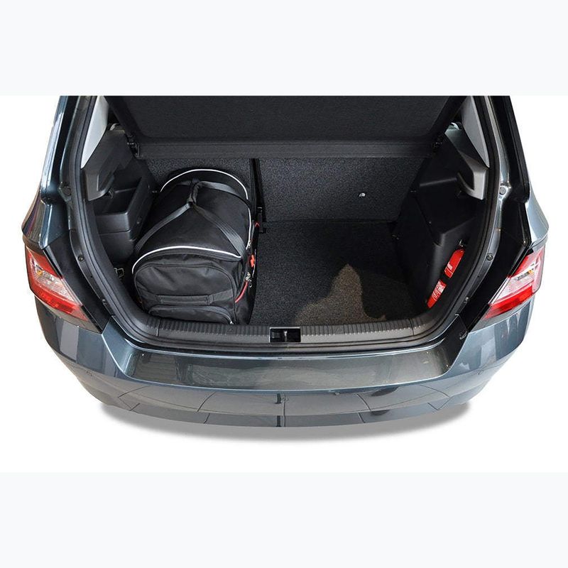 Zestaw toreb do bagażnika KJUST Skoda Fabia Hatchback 2014-2021 3 szt. czarny 12