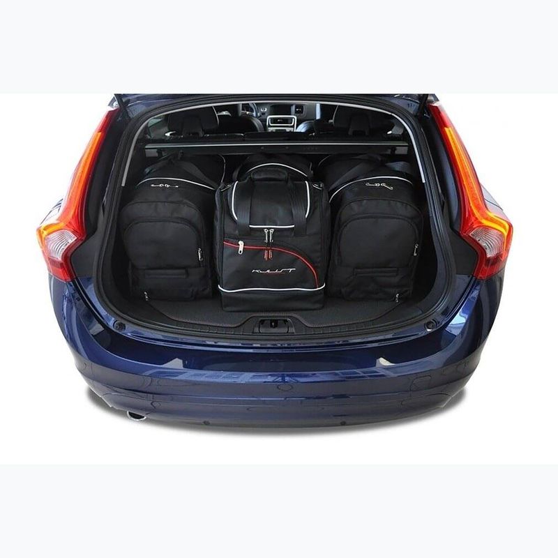 Zestaw toreb do bagażnika KJUST Volvo V60 Cross Country 2015-2018 4 szt. czarny 16