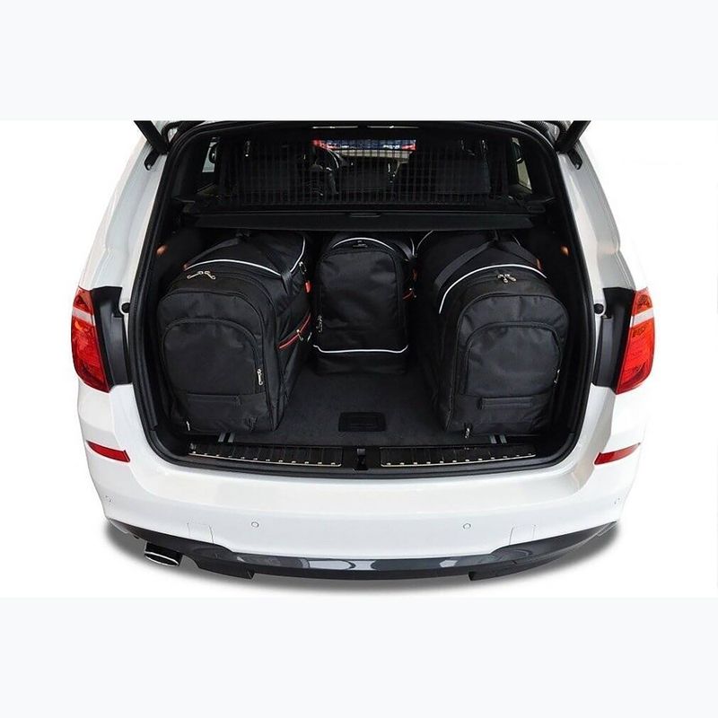 Zestaw toreb do bagażnika KJUST BMW X3 2010-2017 4 szt. czarny 15