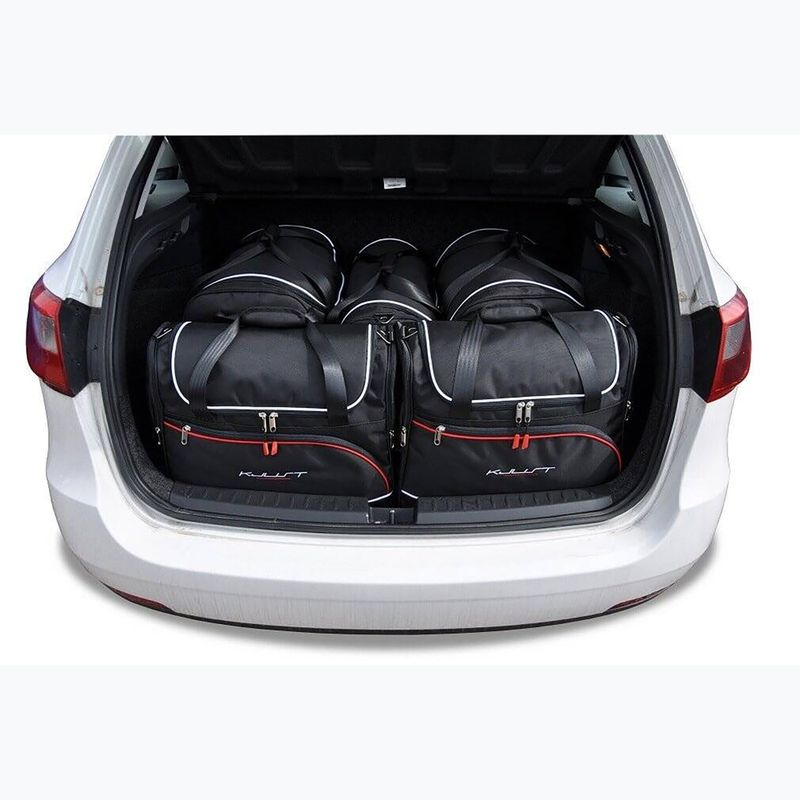 Zestaw toreb do bagażnika KJUST Seat Ibiza ST 2010-2016 5 szt. czarny 11