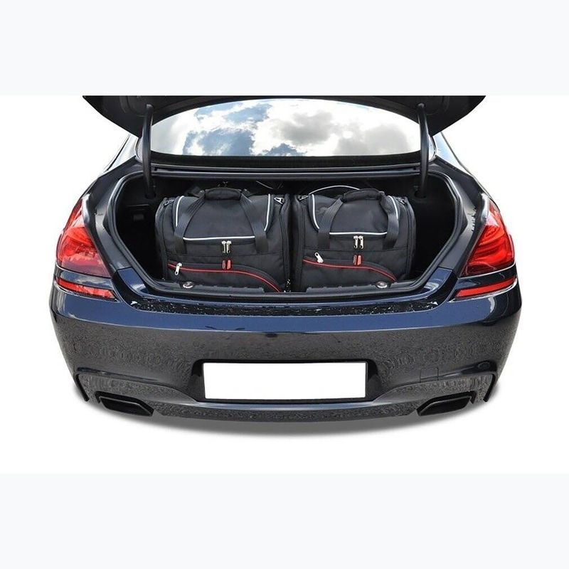Zestaw toreb do bagażnika KJUST BMW 6 Gran Coupe 2012-2018 4 szt. czarny 18