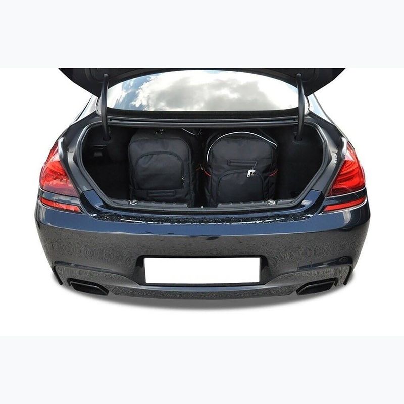 Zestaw toreb do bagażnika KJUST BMW 6 Gran Coupe 2012-2018 4 szt. czarny 19