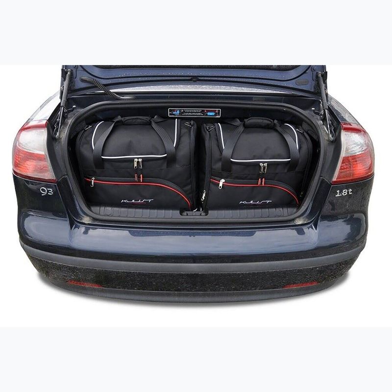Zestaw toreb do bagażnika KJUST Saab 9-3 Cabrio 2002-2015 4 szt. czarny 16